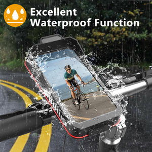 Cross Border <b>Bicycle</b> Waterproof Phone Holder For Riding ABS Material Shock Absorbing Multi Functional Mount CB 12131 - Product Image 2