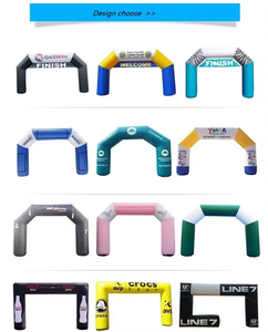 Arche de course gonflable géante avec souffleur pour événements de trail en extérieur, affichage publicitaire pour marathon et promotion de marque - Product Image 6