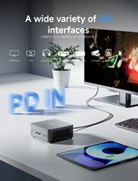 Chipboard MINISFORUM UM690L Slim Mini PC Amd 9 6900hx Lpddr5 32gb Output Video 8K Usb4(8k) Seri Dp Kapasitas Dapat Diperluas