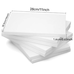 White UV Printed Custom Size Canvas Painting with Magnetic Wood <b>Frame</b> - Product Image 1