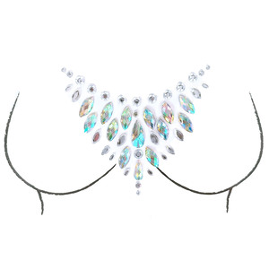 Primavera e autunno nuova pasta di diamanti acrilici arte carnevale festa di cristallo toppa seno nudo reggiseno adesivo copri <span class=keywords><strong>capezzolo</strong></span> decorativo - Product Image 5