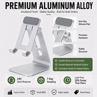 Support de bureau pliable OEM ODM avec rotation à 360°, structure stable, options de couleur personnalisées, fournisseur direct d'usine pour bureau/étude