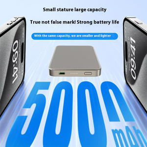 20 Wát Magnetic sạc nhanh xách tay ngân hàng điện không dây 5000mAh Pin bên ngoài với Li-Polymer công nghệ - Product Image 4