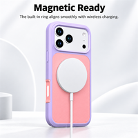 Coque de téléphone de luxe magnétique à boutons indépendants et boutons tactiles en aluminium pour iPhone 17 Air 16 15 14 13 12 11 18 Pro Max