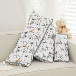 หมอนรองตัวเด็กทารก Tencel ขายส่ง OEM, ชุดหมอนคู่หูเด็กเล็กที่นุ่มสบาย ผลิตจากใยไผ่ผสมสแปนเด็กซ์, หมอนเพื่อนนอนสำหรับเด็ก - Product Image 3