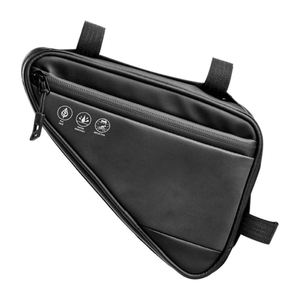 OEM Factory High Reflective Waterproof 1.5L Capacity 600D Oxford+PU Material Multi-function <b>Bicycle</b> <b>Frame</b> Storage Triangle Bag - Product Image 1