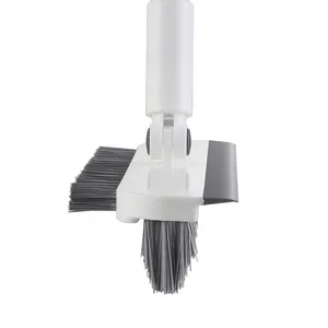 3 in 1 çok fonksiyonlu sert kıl temizleme tahta fırçası silecek ile döner kiremit fırça temizleme banyo cam veranda için