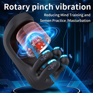 Masturbateur masculin automatique 3-en-1 avec 9 modes de rotation et fonction de pétrissage, Godet de masturbation portable pour hommes adultes - Product Image 4