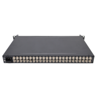Tuner ke IP Gateway 16x DVB-S2/S2X/ATSC/DVB-T/C Input 2xASI BISS 512 SPTS 16 MPTS 1U Web HZY-NDS3508B