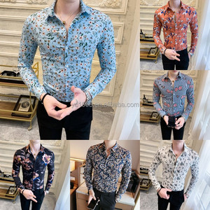 Nueva camisa de manga larga para hombre de alta calidad con diseño de estampado pícaro y de moda Tendencia de camisa informal para hombre - Product Image 2