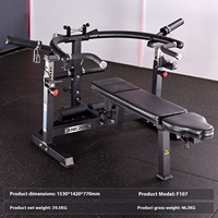 Machine de musculation professionnelle réglable pour pectoraux et épaules, position assise/allongée, à charge libre (Plate Press)