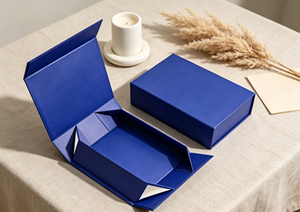 Eco-Friendly High-End Klein Blue Foldable <b>Magnetic</b> <b>Gift</b> <b>Box</b> Four-Color Printing Made Thick Colored Rigid Cardboard Integrated - Product Image 5