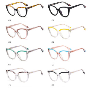 Thời trang xu hướng phụ nữ chống ánh sáng màu xanh ống kính eyewears quang khung kính mắt kính TR90 + CP sang trọng Kính mắt Frames - Product Image 5