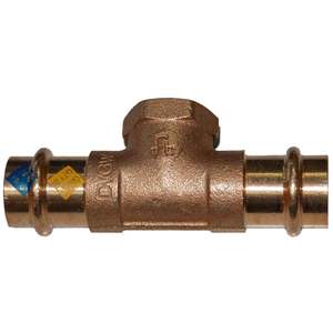 Conector de prensa en T hembra de bronce 18X1/2X18 para herramienta de torneado - Product Image 1