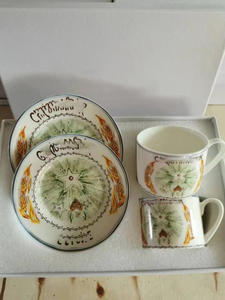 High Quality Moon Patterned Bone China <b>Coffee</b> and <b>Tea</b> Cup Saucers - Product Image 6