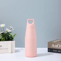 Personnalisé 580ml 1080ml Couleurs Double Paroi En Acier Inoxydable Style Américain Conique En Acier Inoxydable Flacon Sport Bouteille D'eau