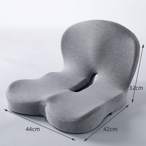 2-in-1 Memory Foam Seat Cushion with <b>Lumbar</b> <b>Support</b> Ergonomic <b>Chair</b> Cushion Back Pain Relief Coccyx Butt Cushion <b>for</b> <b>Office</b> Chai - Product Image 5