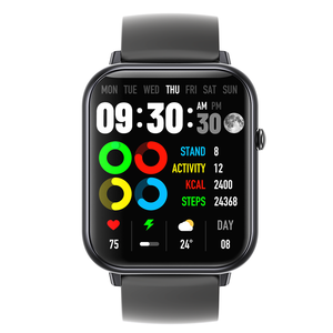 DF Q19MAX 2025 Nouvelle montre connectée de sport avec grand écran TFT, suivi de la fréquence cardiaque, étanche IP67 - Product Image 4