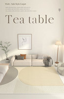 Modern Style Maschinen gefertigte weiche rutsch feste Low Pile Neuheit Muster Teppiche Wasch bar ohne Schuppen für Wohnzimmer Schlafzimmer Teppich