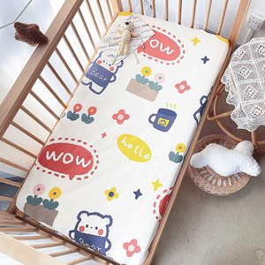 Durevole bambino Standard lettino lenzuolo traspirante cotone misura <span class=keywords><strong>culla</strong></span> <span class=keywords><strong>lenzuola</strong></span> per ragazzi ragazze - Product Image 3