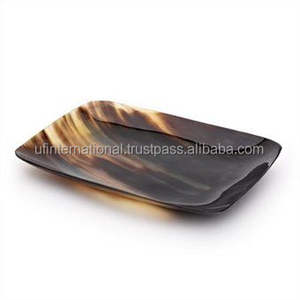Bandeja de cuerno de búfalo de la mejor calidad para tamaño personalizado y precio barato con 4 piezas diferentes para producto de Venta caliente - Product Image 6