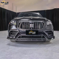 Pour Benz GLS63 X167 modifié MSY Style fibre de carbone calandre avant brouillard abat-jour passages de roue gorge aile supérieure autres parties du corps