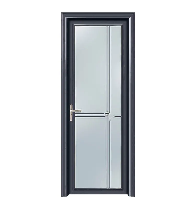 الجملة سبائك الألومنيوم أبواب الحمامات مع الزجاج تصميم المرحاض الباب