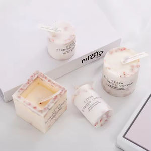 Vela Aromática de Cera de Soya, Velas de Lujo con Aroma Personalizado y Flores Secas - Product Image 3