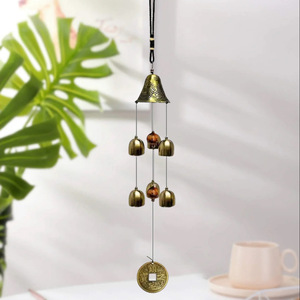 Campana de Viento Metálica de Aleación de Cobre con Forma de Dragón de 16 Pulgadas, Decoración Colgante para Hogar y Tienda, Regalo, Decoración para Puerta de Balcón - Product Image 5