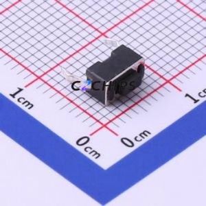 UK-B0205-G4.3-B-250 Tactile Switch Through hole Component THT Switch Single Pole Single Throw Rectangle Button 2.5N Through Hole - Product Image 1