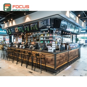 Luxury Coffee Display Rack Mug Cup Display <b>Shelf</b> Oak Grain Store Product Display Rack - Product Image 3