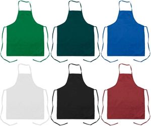 Delantal sin mangas con logotipo personalizado para restaurante de Hot Pot, barbacoa, catering, de fábrica, delantal de tela de poliéster resistente al aceite - Product Image 2