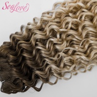 Extensions de cheveux 100% humains Sealove Natural Thin Invisible Weave Genius Wefts, nouveaux cheveux bouclés Remy pour salon