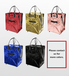 Grand sac <span class=keywords><strong>à</strong></span> roulettes imperméable avec roues, chariot de supermarché, sac épaissi, sac pliable tissé, sac <span class=keywords><strong>à</strong></span> roulettes - Product Image 1