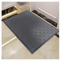 Tapis d'entrée gaufré écologique, imperméable, en polypropylène de style européen, fabriqué en usine
