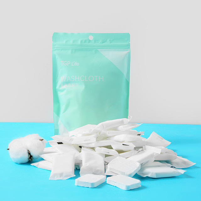 Candy Package Portable Hotel Travel Magic Disposable Hair Mini Compressed Facial Towels Magic Towel