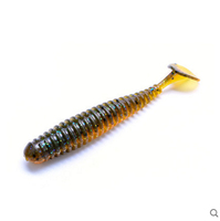 Burst Fishing T-tail Umpan Ikan Kait Timbal Ekor Capuchin Umpan Lembut Cacing Bertengger Ikan Mandarin Osmantus Osmanthus Loa