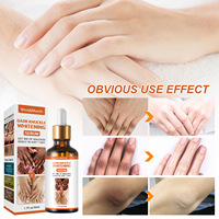 Sérum Éclaircissant Rapide pour Articulations Sombres, Correcteur de Pigmentation pour Peau Noire, Mains, Coudes, Genoux, Sérum Dissolvant de Taches Intenses