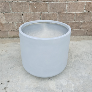 Grands pots de fleurs et jardinières modernes en argile à fibres pour jardin Nouveau design <span class=keywords><strong>Intérieur</strong></span> Extérieur Plancher suspendu pour la maison Design personnalisé - Product Image 6