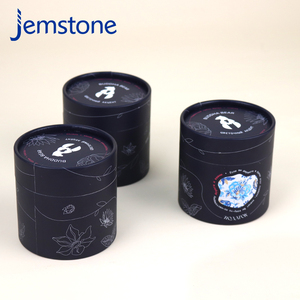 Paquet de boîte de conteneur de cylindre push up imprimé personnalisé emballage de tube de papier de thé de carton kraft alimentaire - Product Image 3