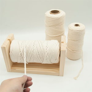 Organisateur de support de cordon en bois de pin rectangulaire écologique avec distributeur de fil pour <span class=keywords><strong>bobine</strong></span> de <span class=keywords><strong>macramé</strong></span> DIY Craft Supply - Product Image 2