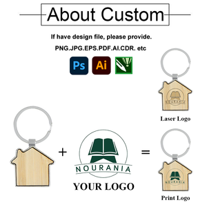 Ý Tưởng Món Quà Tùy Chỉnh Hình Dạng Bằng Gỗ Keychain Khắc Logo Bằng Gỗ Keyring Trống Gỗ Keychain Logo Móc Chìa Khóa Sồi Gỗ Quà Tặng - Product Image 4