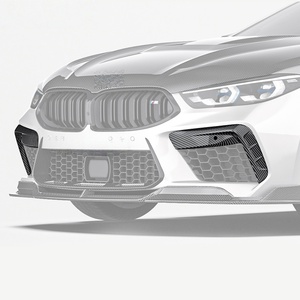 Kit Carrozzeria in Fibra di Carbonio Secca, Alette Anteriori, Finiture Paraurti, Componenti Aerodinamici per <span class=keywords><strong>BMW</strong></span> M8 F91 F92 F93 2019 - <span class=keywords><strong>2022</strong></span> - Product Image 5