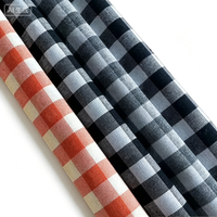 Nouveau design 2026 – Tissu chenille polyester/coton tissé teint en fil à pois métalliques pour chemises, uniformes, robes, femmes et garçons