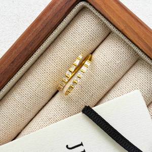 Impresionantes Anillos de Plata de Ley 925, Joyería para Mujer, Circonita Cúbica 5A 8A, Chapado en Rodio, Joyería Fina de Moda, Anillos de Boda - Product Image 4