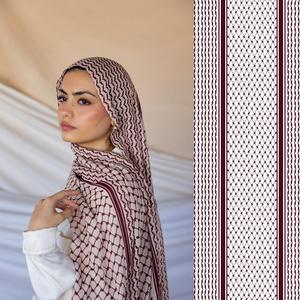 Bán Buôn <span class=keywords><strong>2025</strong></span> Double Sided In Ấn 90 ° Right Angle Palestine Khăn <span class=keywords><strong>Hijabs</strong></span> Phương thức In Hồi Giáo Khăn Phụ Nữ Hijab - Product Image 1