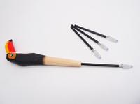 Stylo Gel en bois sculpté, Unique, Rose, carotte, Cactus, stylos d'écriture, papeterie, prix, fournitures scolaires, de bureau, noël