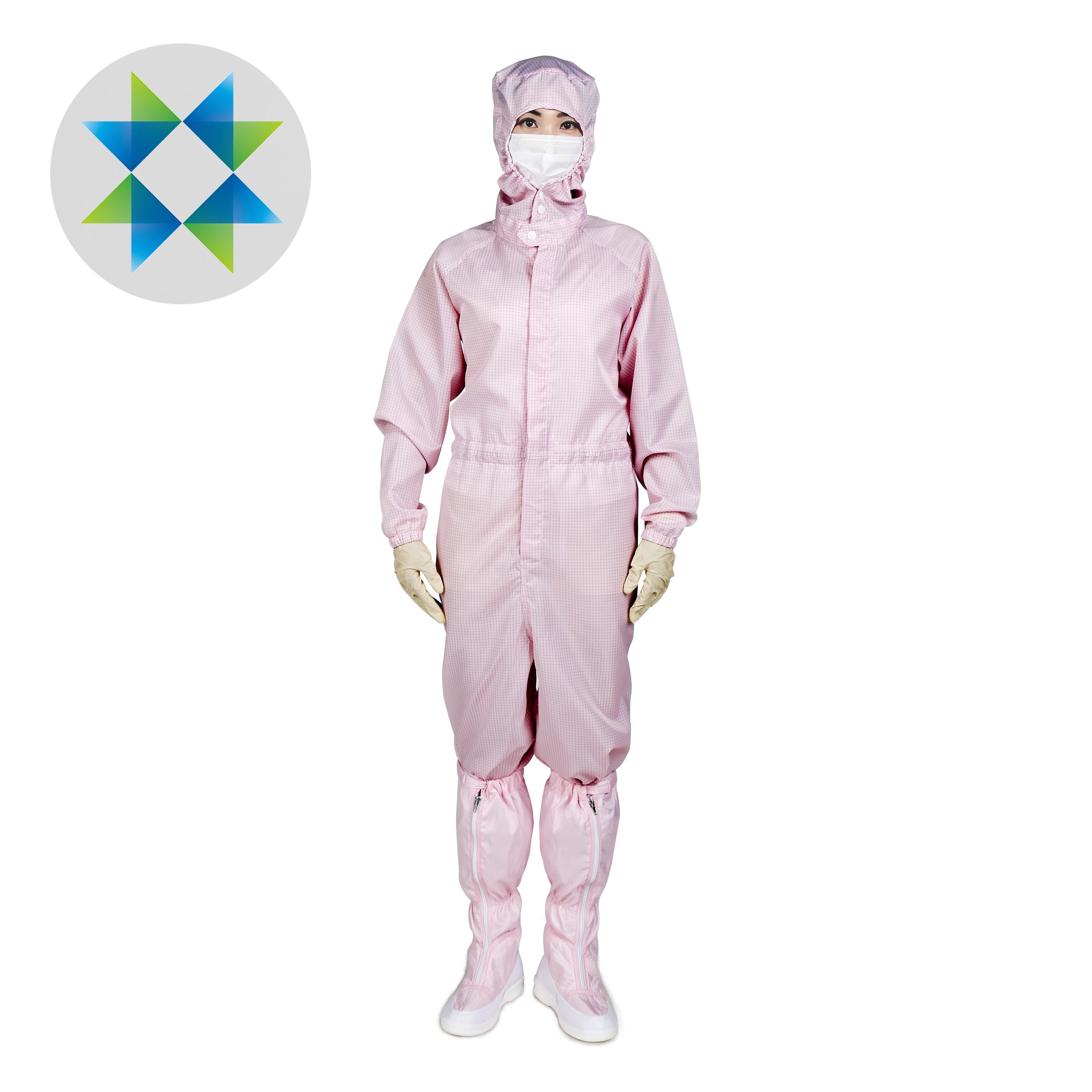 SKPURE OEM Polyester Anti Static Cleanroom Coverall ESD