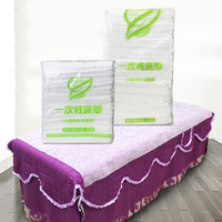 Drap de lit jetable doux et respirant en SMS non tissé, imperméable, pour hôpitaux et hôtels, qualité médicale A