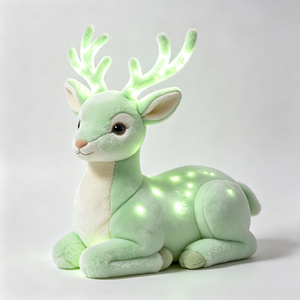 Peluche di <span class=keywords><strong>Cervo</strong></span> Luminoso al Buio, <span class=keywords><strong>Cervo</strong></span> Imbottito Luminoso Senza Batterie, Bambola di Peluche Morbida Personalizzata OEM per Bambini - Product Image 5